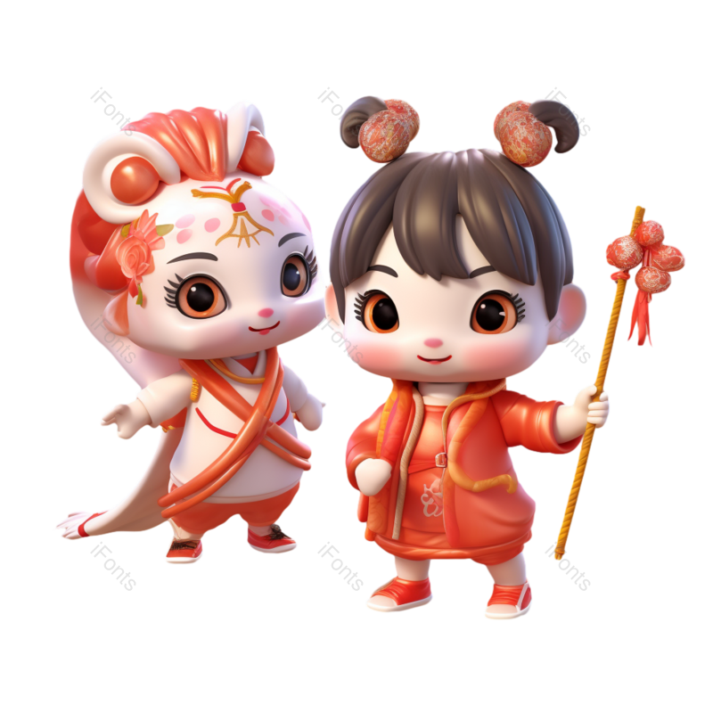 母亲节图片,卡通元素,春节PNG,插画免抠素材
